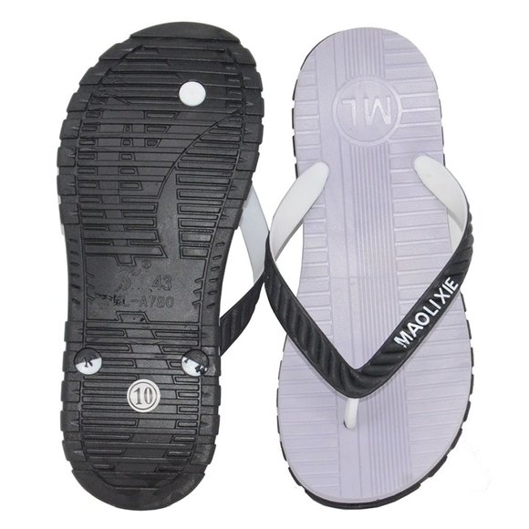 Comfort Men's Flip Flops Summer Beach Home Outdoor Thong Sandals Grey - Picture 5 of 5